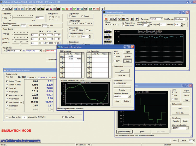 RS90 Power Amplifier Computer GUI